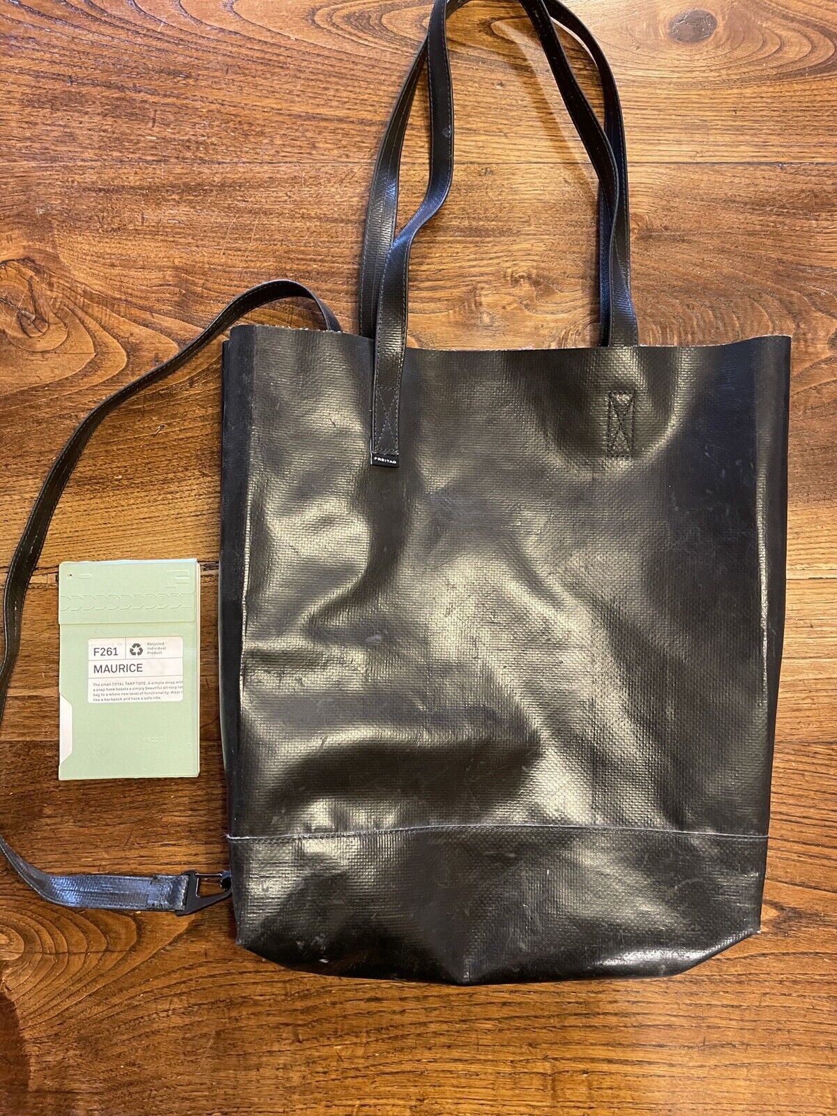 Freitag Maurice F211 Tote Small Used, Black Very Rare Colour Backpackavle