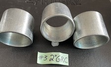 2 in. Galvanized Steel Couplings for Rigid Conduit and IMC 3-Pack 