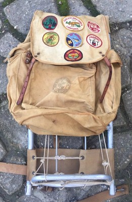 boy scout hiking backpack