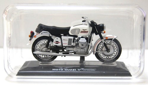 STARLINE MODELS USATO 1:24 DIE CAST MOTO GUZZI V7 SPECIAL BIANCO EDI 2 MOTO