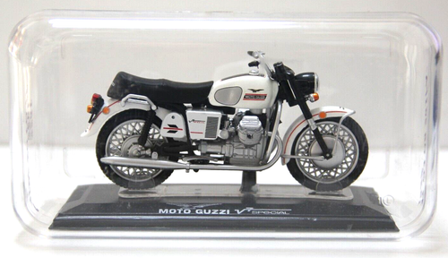 STARLINE MODELS USATO 1:24 DIE CAST MOTO GUZZI V7 SPECIAL BIANCO EDI 2 MOTO - Imagen 1 de 5