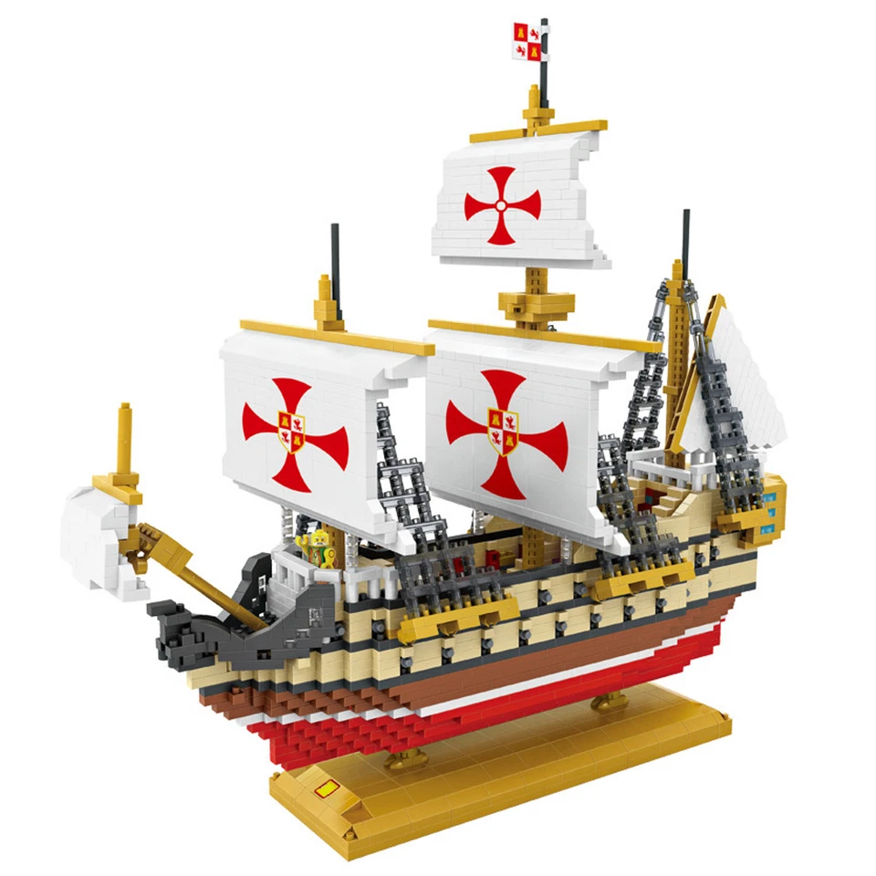Santa Maria Columbus Sailing Fleet Micro Building Block 2660pcs LOZ-9048 w. Box - Image 2 of 3