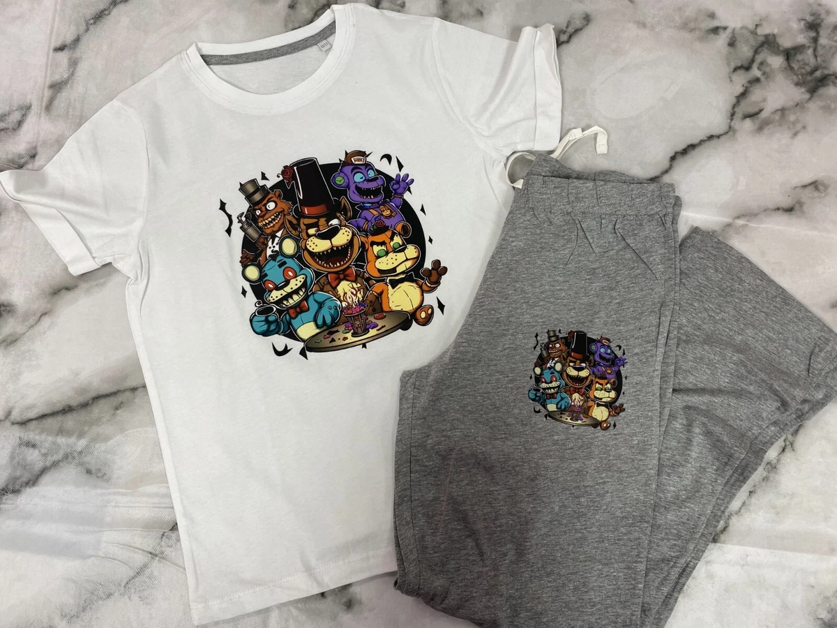 Five Nights At Freddys FNAF PJs Pyjamas Nightwear Boys Girls Gift