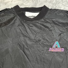 Arizona Diamondbacks Windbreaker Men XL Pullover Pinnacle Black  Chest Logo