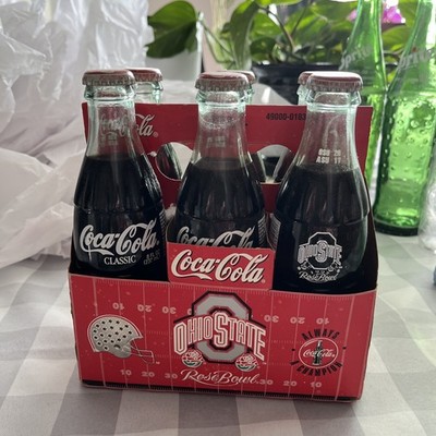 Ohio State Rose Bowl 1997 Vintage Coca Cola 6 Pack Unopened