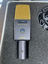 AKG C414 XLII Condenser Microphone Studio Recording Mic Shock Mount Audio Gear