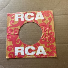 1 Company Sleeve Only Rca Red Gold New York