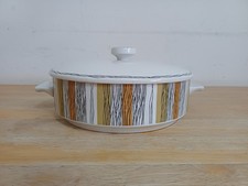 Midwinter Sienna Lidded Tureen/Casserole Dish 20.5cm x 6 cm Jessie Tait 60s/70s