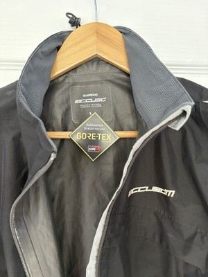 Gore-Tex Fahrradjacke Shimano 3D Paclite Gr. L 199£ Large schwarz grau Herren