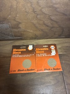Assort Grit Stick-on Abrasive disks for Black and Decker U-1406 , U-1411