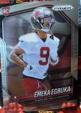 Panini Prizm 2025 Emeka Egbuka Rookie Base Set #351 Tampa Bay Buccaneers