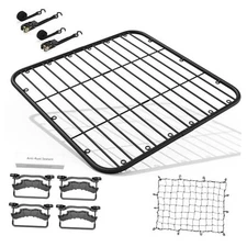  Car Roof Platform, Universal Roof Flat Rack 48" x 47" 48" Roof Platform + Net