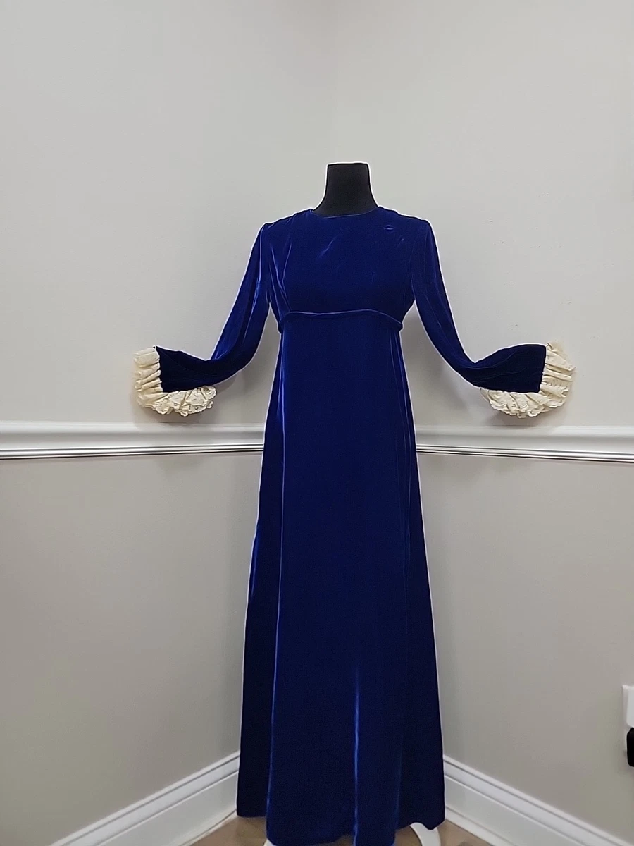 Empire Waist Velvet Vintage Dresses for Women for sale | eBay