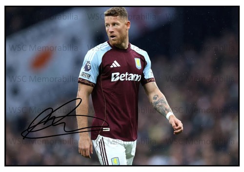 11206. Ross Barkley Signed Pictures (A4 Prints) Aston Villa Luton Chelsea etc.