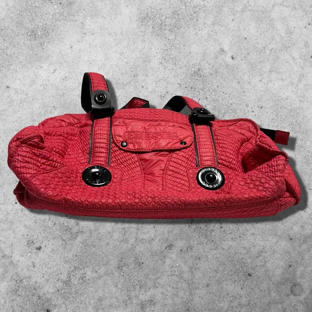 DIESEL Archive Metal Logo Bag Y2K Rare Black Shoulder Mini Boston Vintage thumbnail 8