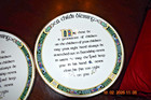 2 Vintage Royal Tara Fine Bone China Irish Childs Blessing Plate — photo 3