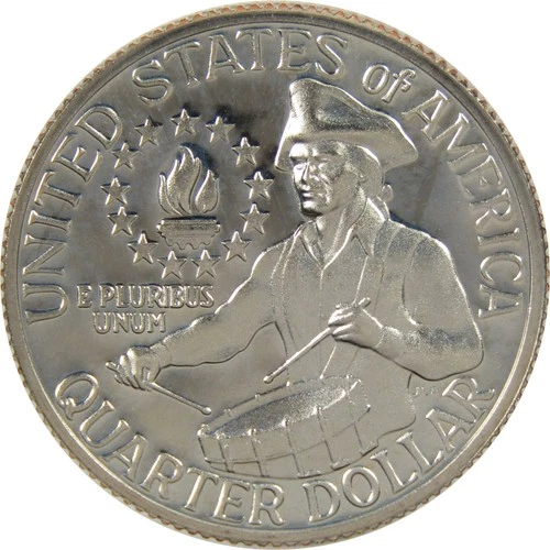 Photo of a 1976-S Washington Bicentennial Quarter from an eBay listing that sold on Jul 13, 2026