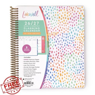 Blue Sky Planner 7''x9'' Rainbow 2026/2027