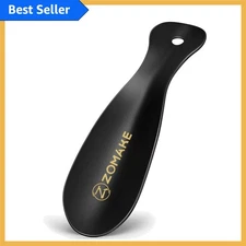 Travel-Durable Metal Shoe Horn for Men, Women & Kids – 7.5'' Lightweight Design