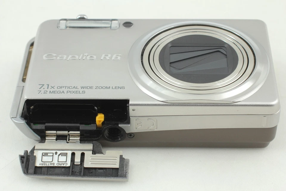 [MINT] RICOH Caplio R6 Red 7.2 MP Digital Camera w/Box FROM JAPAN - Image 4 of 4