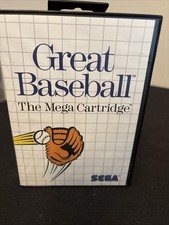 Great Baseball (Sega Master System SMS, 1987) CIB Case+Manual+Game
