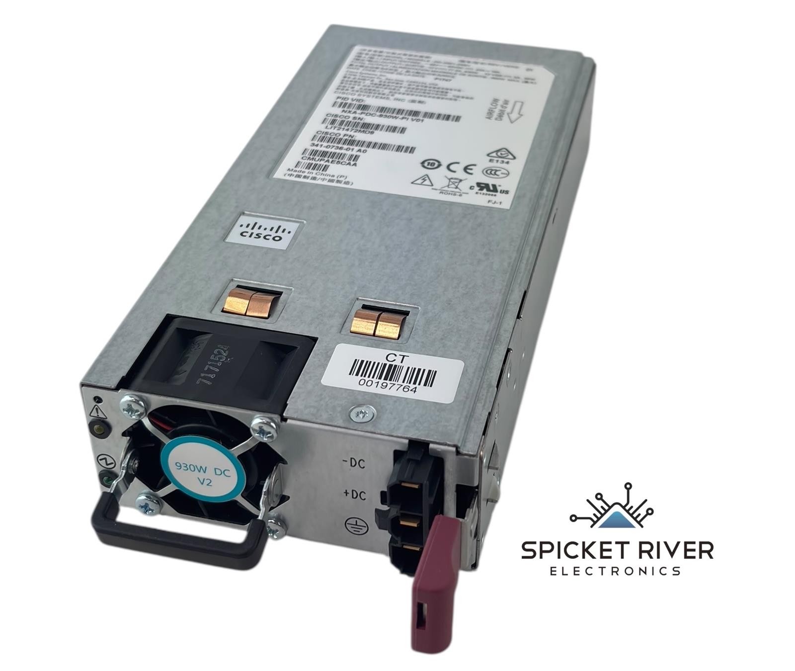 Cisco NXA-PDC-930W-PI Nexus 9000 930W DC Power Supply DD-2961-2SB1 | eBay