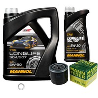 Mann Inspektionspaket 6L Mannol Longlife 5W-30 FüR Hyundai I30 1.4 1.6 2.0