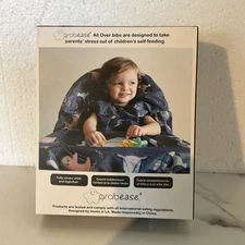 Allover Waterproof Bib, Machine Washable, Ages 6-24 Months, Gray