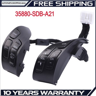Steering Wheel Cruise Volume Control Switch Button For Honda Accord 2003-2007 US