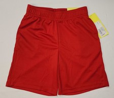 NEW Kids Boys All in Motion Red Mesh Athletic Shorts Size S (6/7) Basketball
