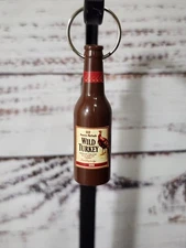 Vintage Wild Turkey 101 Bottle Keychain Mini Promo Opener Austin Nichols Barware