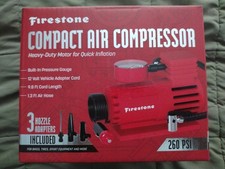 Firestone Compact Air Compressor -heavy Duty Motor For Quick Inflation -new