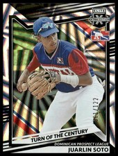 2022 Panini Elite Extra Edition #176 Juarlin Soto Turn of the Century #/122