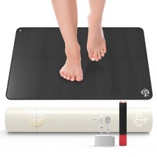 RBFSAH Grounding Mat for Feet 3MM Thickened Earthing 14.8x23.62 Inch, Black