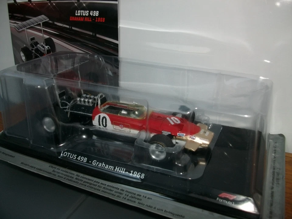 Collection Voitures de Course au 1/24 N°53 la Lotus 498 Graham Hill 1968 + revue - Photo 2/3