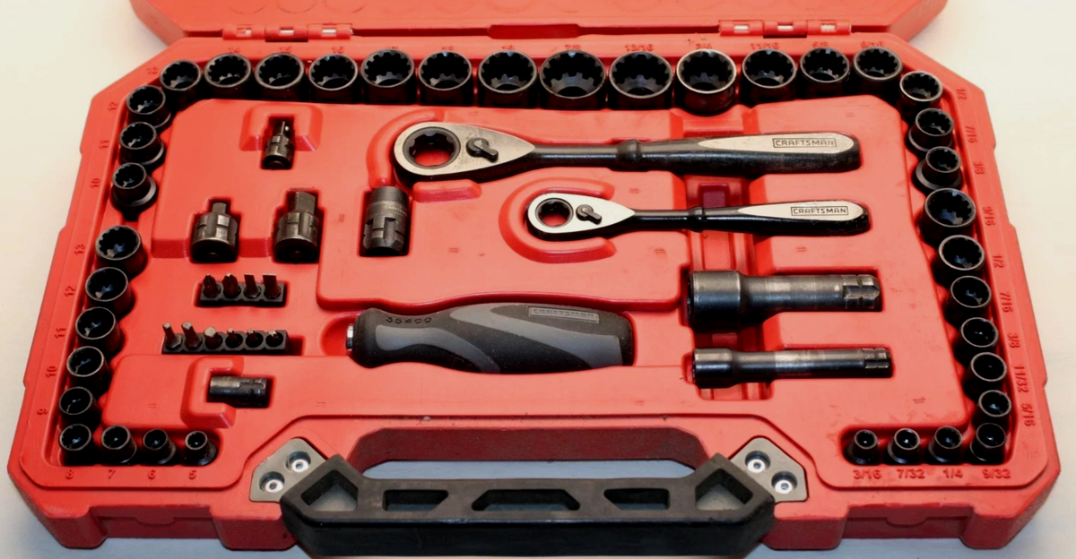 CRAFTSMAN 935430 58 Piece Universal Max Axess Pass Through Socket
