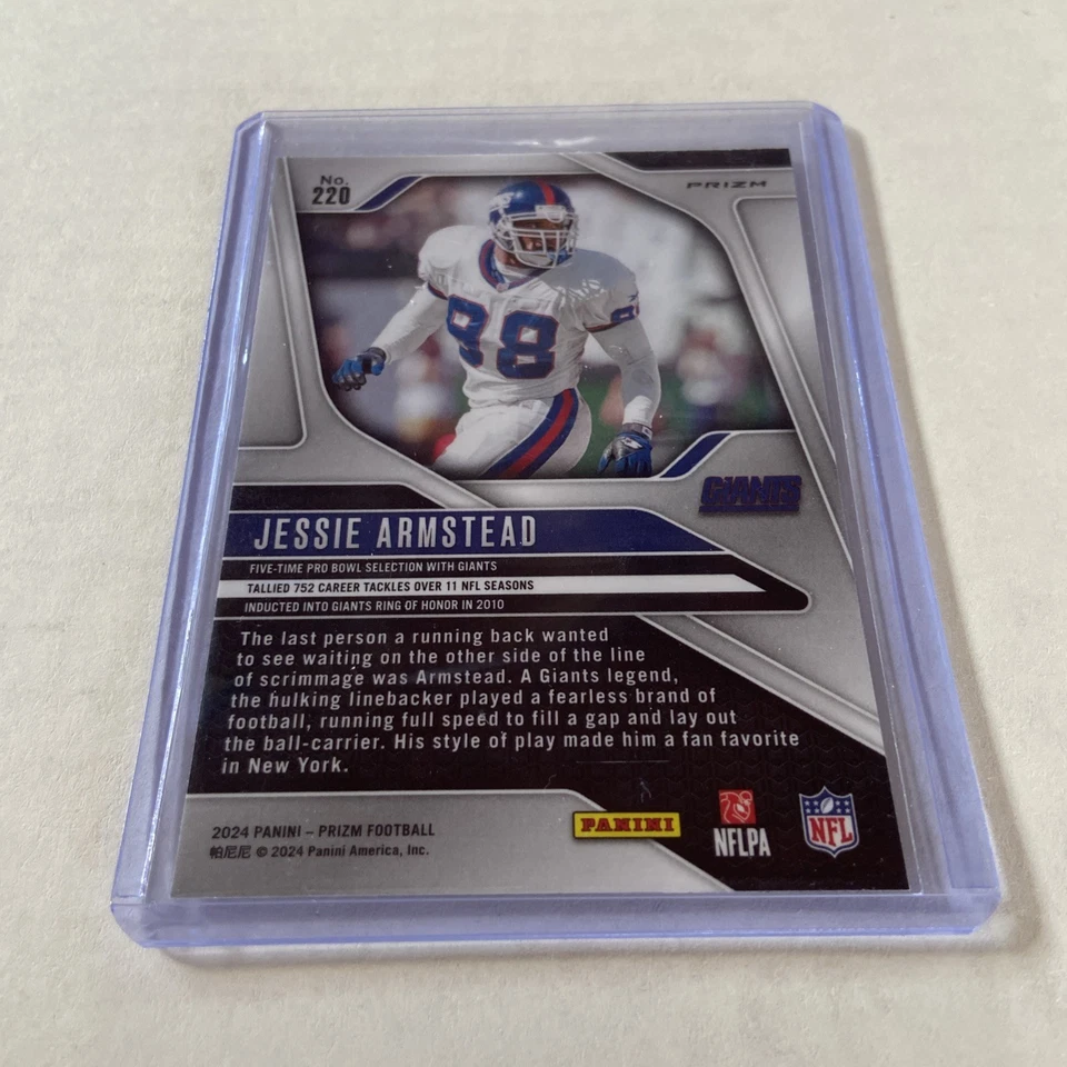 2024 Panini Prizm - Silver Prizm #220 Jessie Armstead - Image 2 of 2