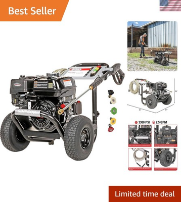 #ad Versatile 3300 PSI Gas Pressure Washer Perfect for Decks Paint Prep amp; More $869.04