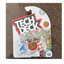 Ultra rare Tech Deck Santa Cruz Fingerboard Miniature Toy Skateboard Set