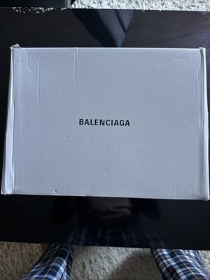 Balenciaga Speed Runners Black/White Heel Sock Trainers Size UK 2, EU 35