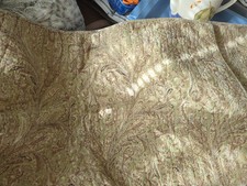 RALPH LAUREN PAISLEY KING PILLOW SHAM Set of 2 Beige Brown w Envelope Closure