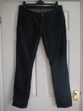 Vintage Early 2000s Y2K Oasis “Cherry” Jeans Size 16 Dark Blue Slim Fit See Info