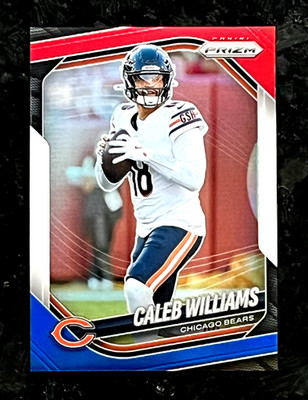 2025 Panini Prizm Caleb Williams Red White Blue Prizm Chicago Bears #124