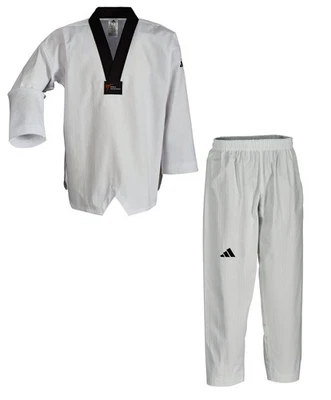 adichamp II schwarzes Revers Taekwondoanzug, ADITCH02 - Bild 1 von 4