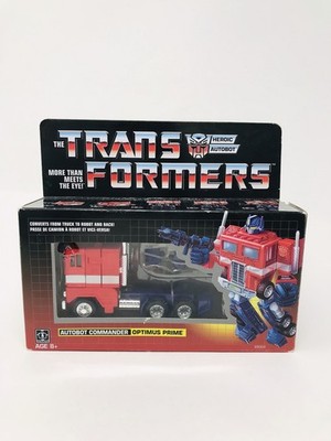 Transformers G1 Walmart Reissue Exclusive Optimus Prime Hasbro Open Box