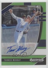 2020 Panini Prizm Draft Picks Lime Green 14/23 Tanner Murray #PDP125 Auto xb2