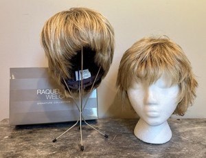 Raquel Welch Signature Collection LOT OF 2 Wigs Highlighted Blonde, Short Hair