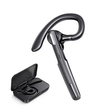 Bluetooth Headset, Wireless Bluetooth Earpiece V5.0 Hands-Free Earphones with...