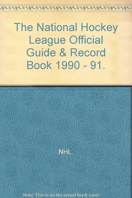 Official Guide & Record Book 1990-91 - paperback NHL.