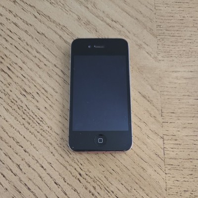 Apple iPhone 4 ブラック Refurbished Apple iPhone 4 Black 8GB 16GB 32GB Rare iOS 4 5 6 New